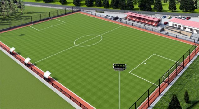 Futbol Sahaları, Tribün Ve Sosyal Tesisler Yaptırılacaktır