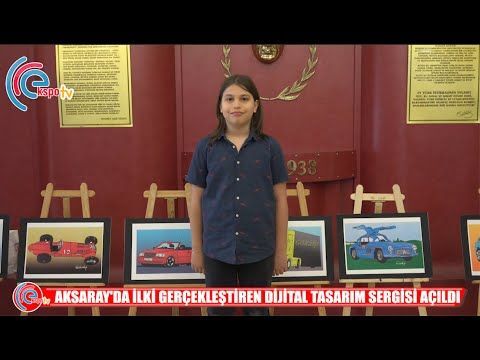 Aksaray'da ve Türkiye'de Bir İlk: 5. Sınıf Öğrencisinden Dijital Tasarım Sergisi