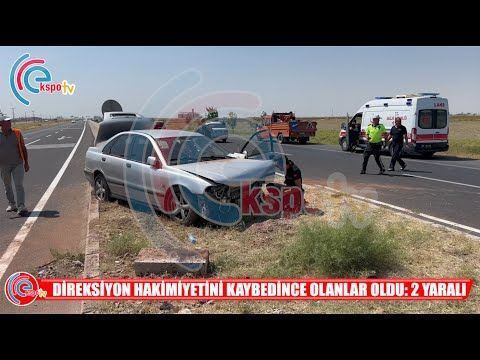 Bariyere Çarpıp Metrelerce Sürüklendi