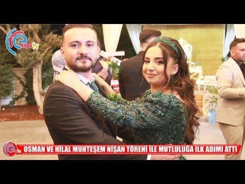 Osman Ve Hilal Muhteşem Nişan Töreni İle Mutluluğa İlk Adımı Attı