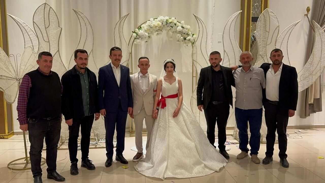 Kılıç ve Salman ailelerinin mutlu günü