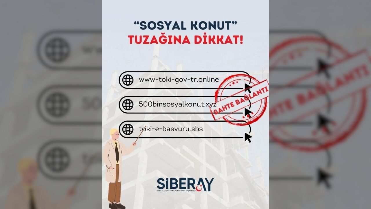 TOKİ 500 bin konut başvurusu yapayım derken aman dolandırılmayın!