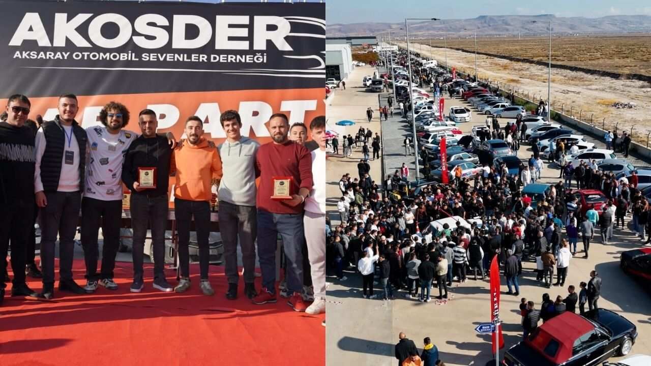 Modifiye araç tutkunları Aksaray'da bir araya geldi