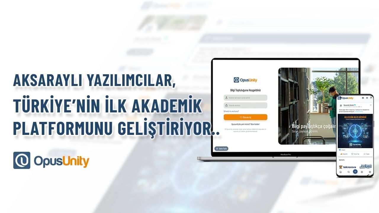 Aksaraylı yazılımcılar, Türkiye’nin ilk akademik platformunu geliştiriyor