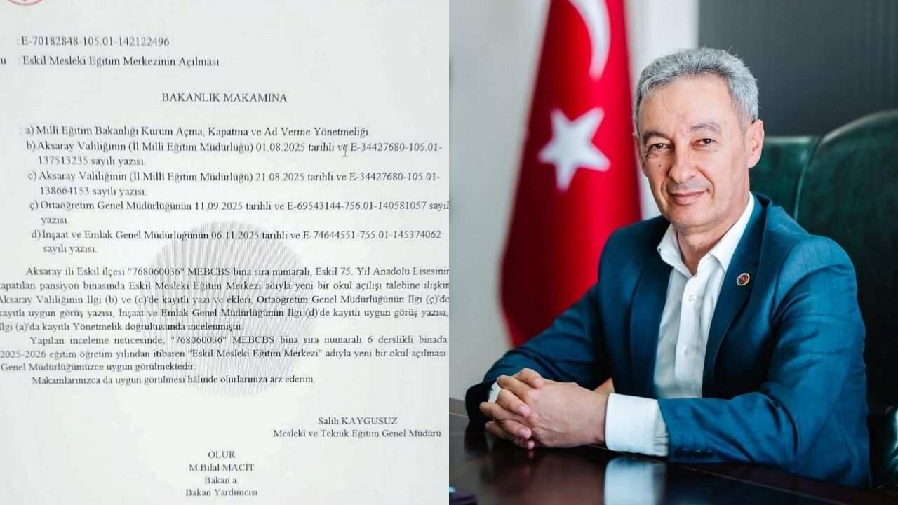 Eskil’de Mesleki Eğitim Merkezi onaydan geçti