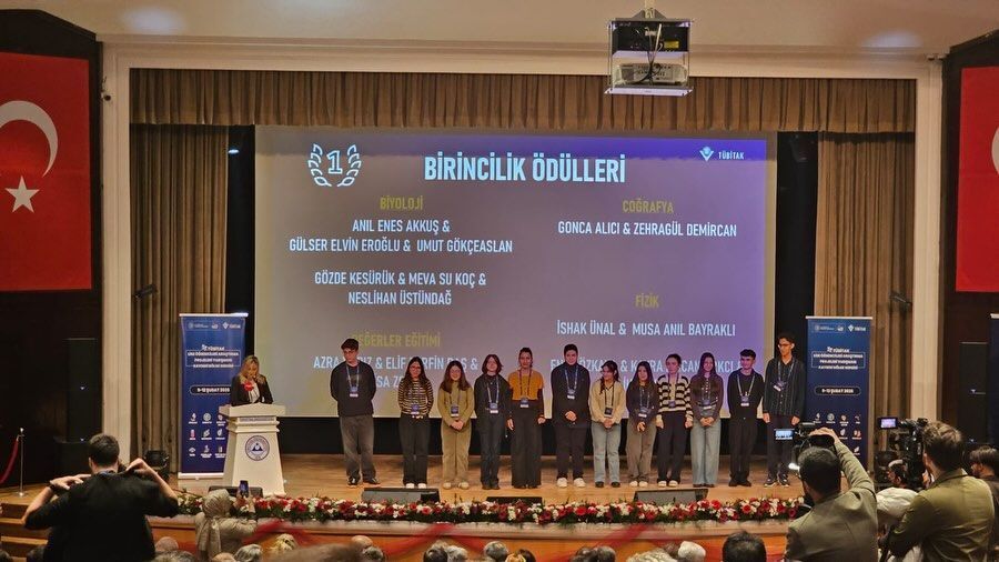 Aksaraylı öğrencilerden TÜBİTAK’ta çifte birincilik