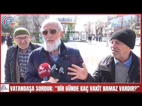 Vatandaşa sorduk: “Bir günde kaç vakit namaz vardır?”