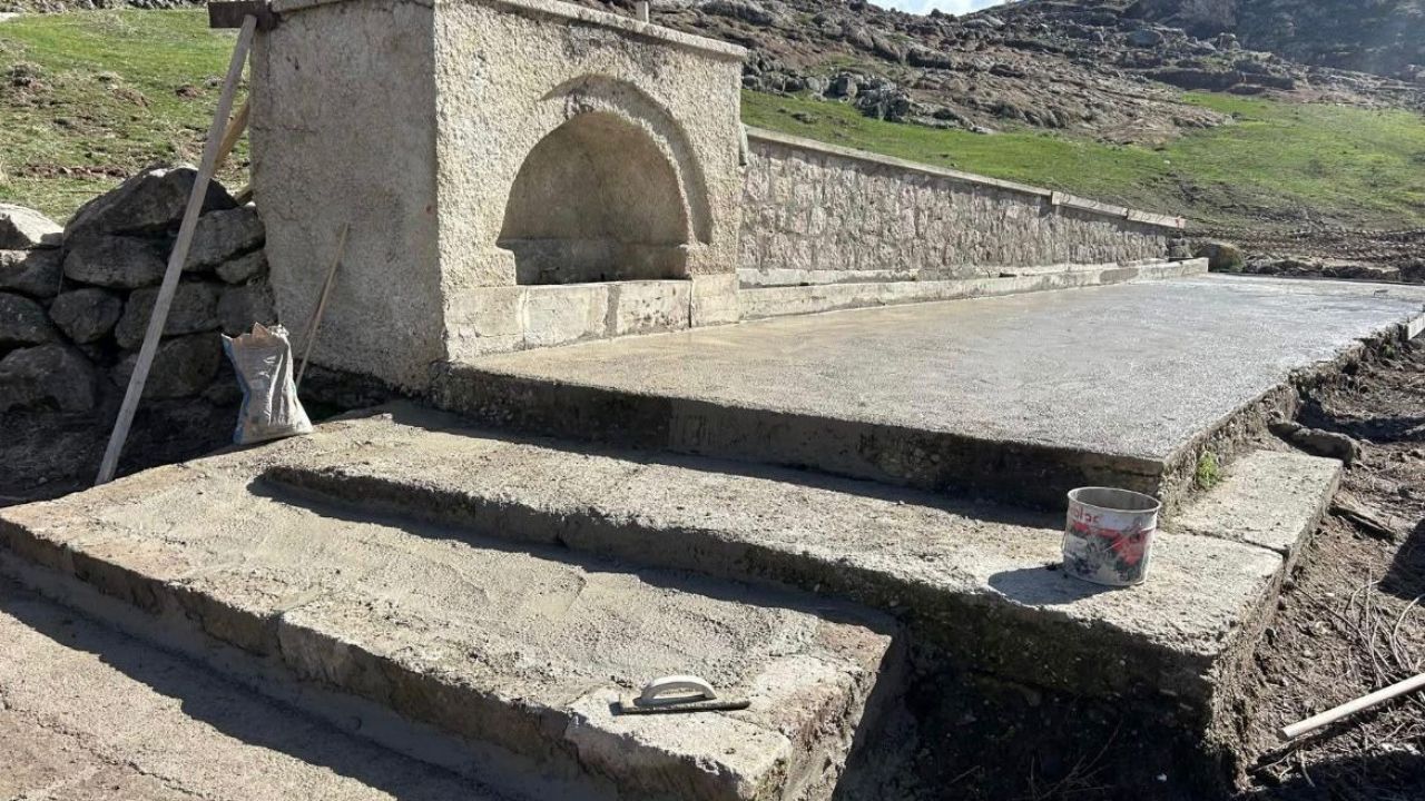 Güzelyurt’un Tarihi Mirası Manastır Çeşmesi Gün Sayıyor: Restorasyon Çalışmalarında Sona Yaklaşıldı