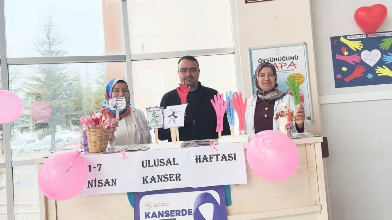 Ortaköy'de kanserle mücadelede farkındalık hamlesi  