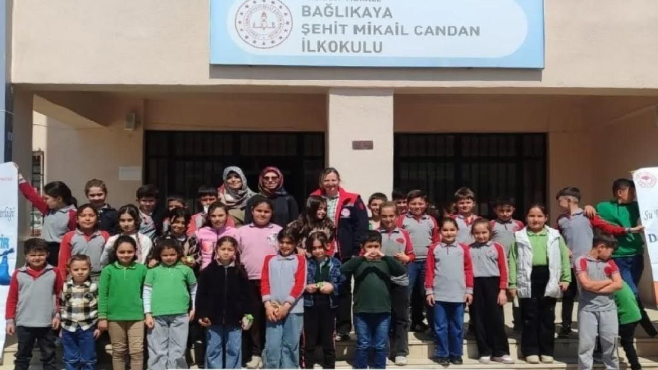 Minikler su tasarrufu bilinci kazandı