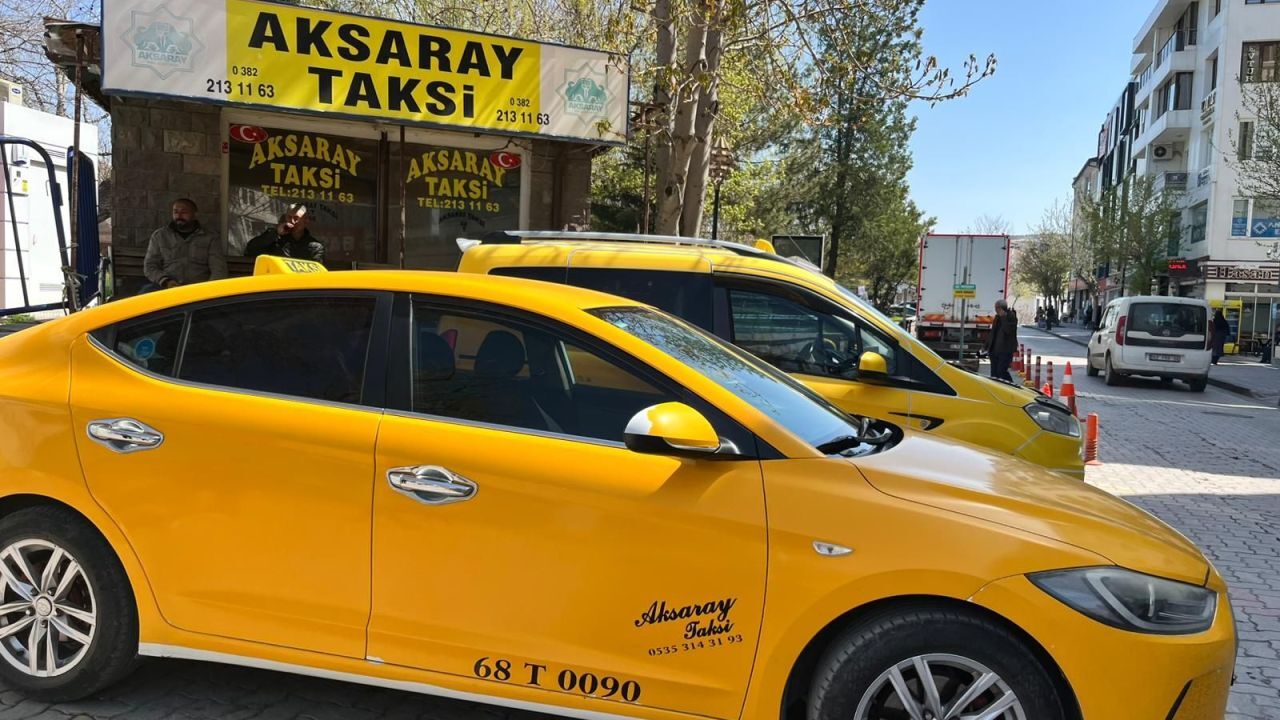 Aksaray’da taksi ücretlerine zam geldi
