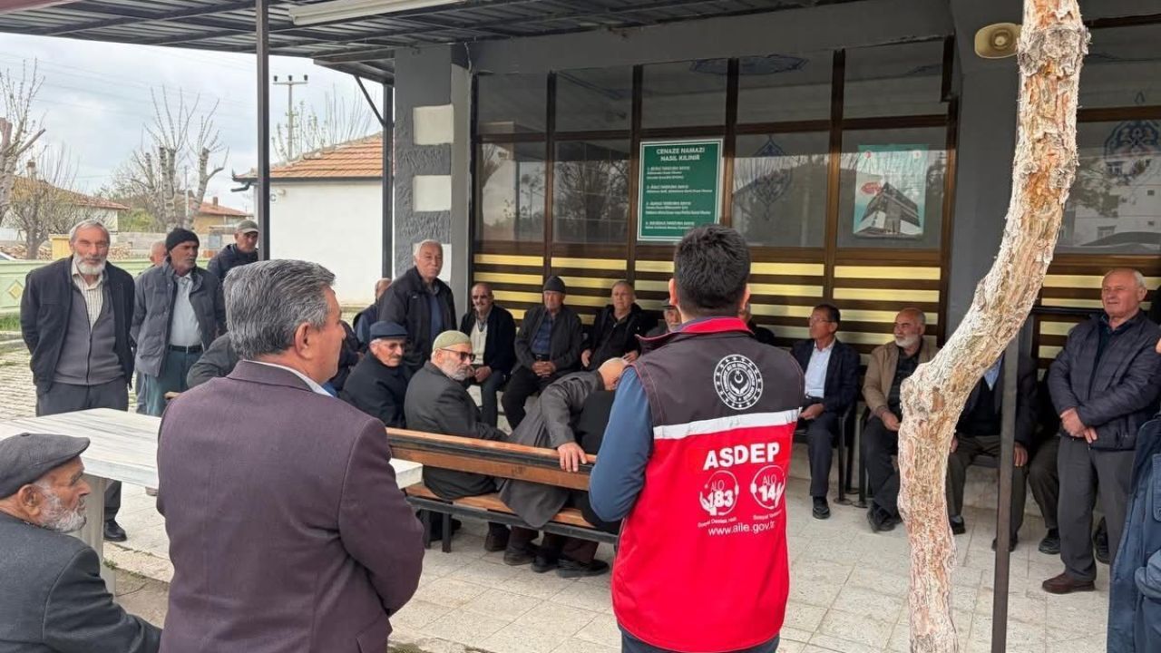 Kutlu köyünde yaşlı sağlığı ve bağımlılıkla mücadele eğitimi