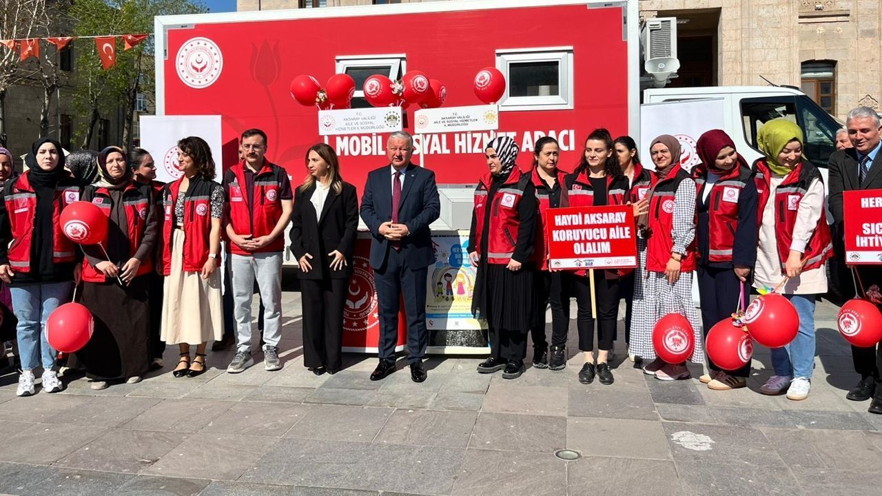 Mobil Sosyal Hizmet Aracıyla Aksaray’da yeni dönem başlıyor