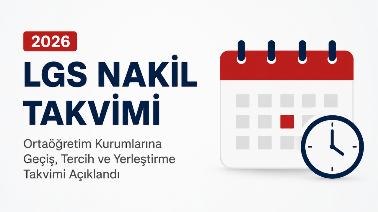 LGS nakil takvimi başladı