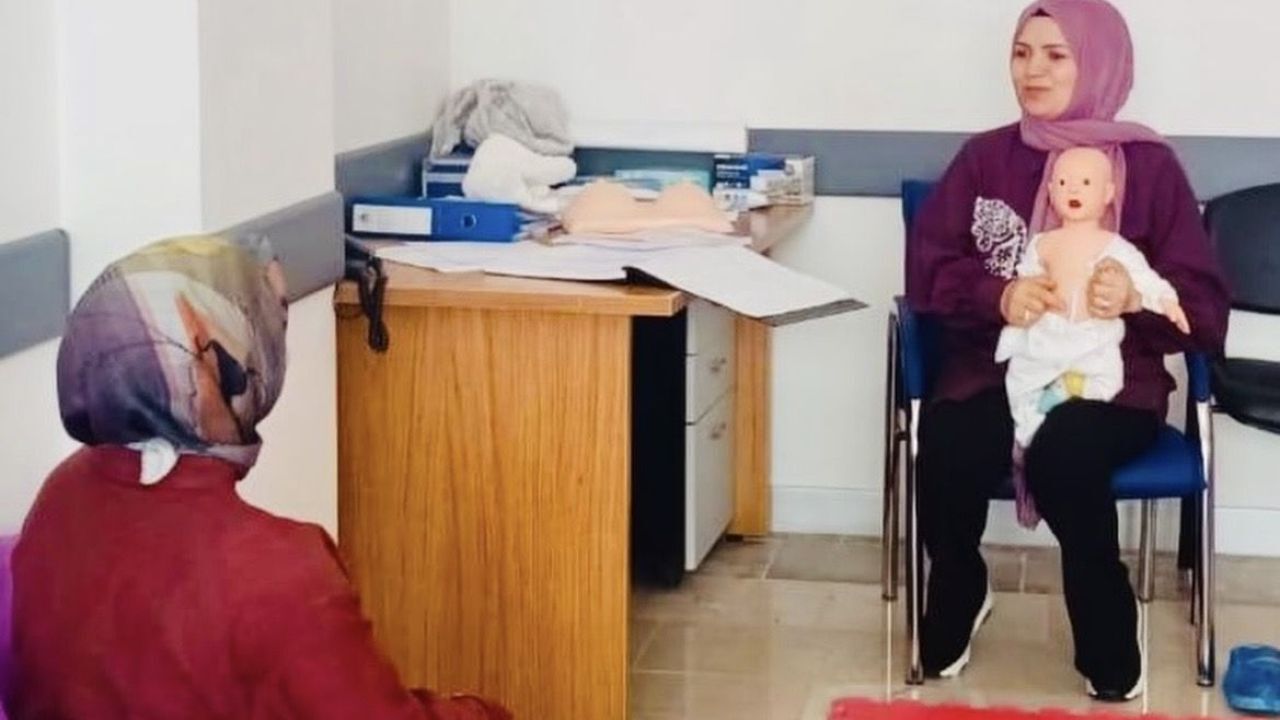 Ortaköy’de anne adaylarına doğuma hazırlık desteği