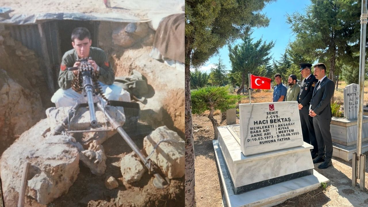 Doğum gününde şehit babasının mezarındaydı