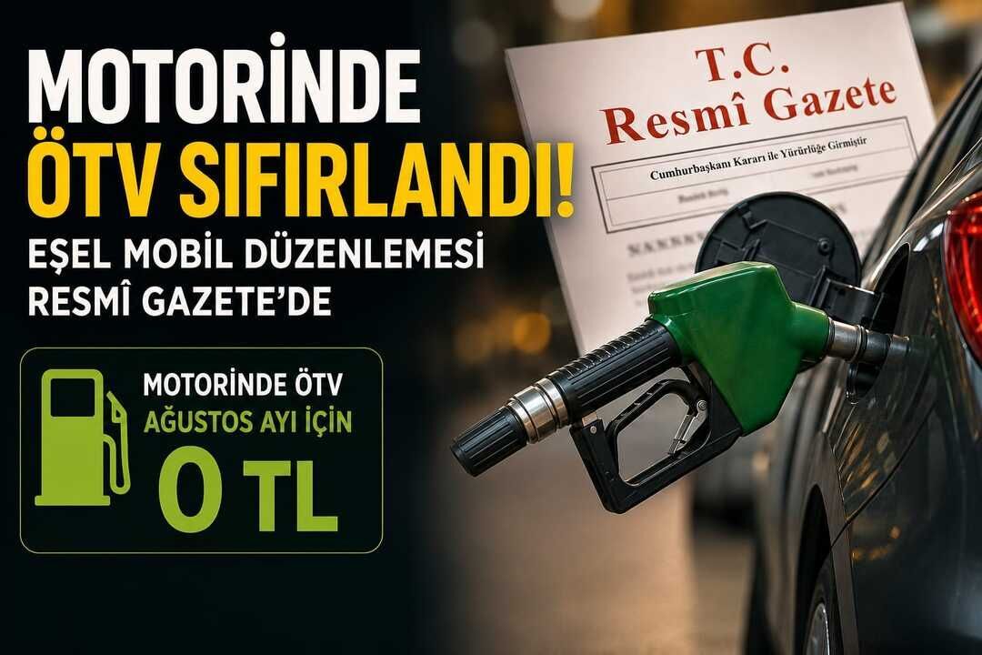 Motorinde ÖTV Kararı Resmî Gazete’de
