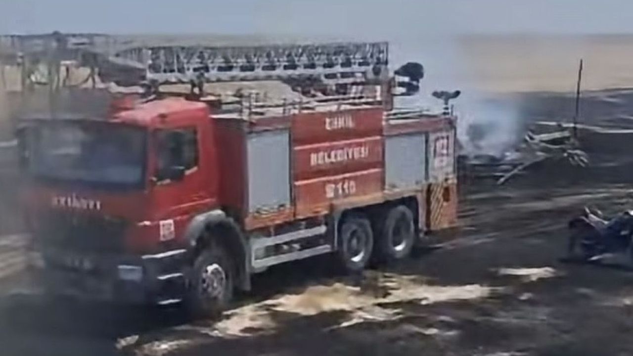 Eskil'de yangın! Ekipler seferber oldu