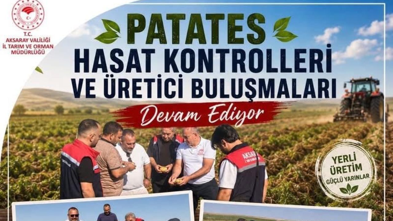 Patates tarlası olana denetim!