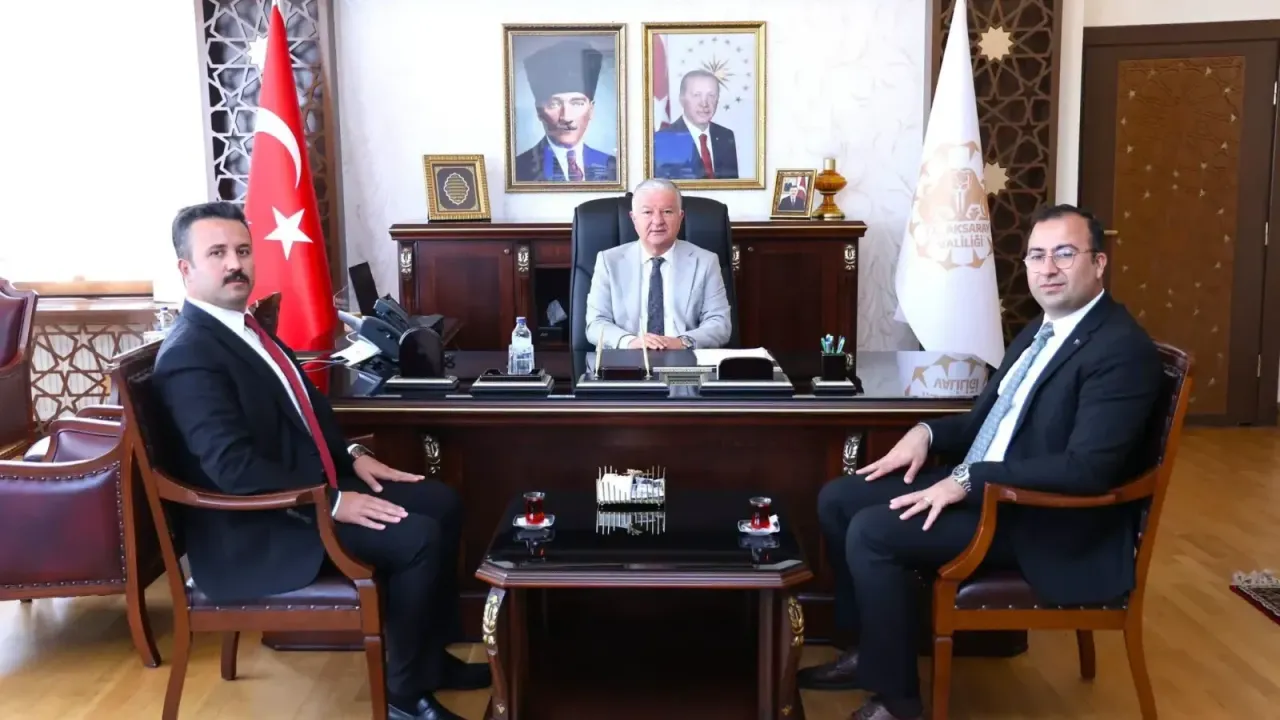 Yeni kaymakam vekillerinden Vali Duru’ya ziyaret 
