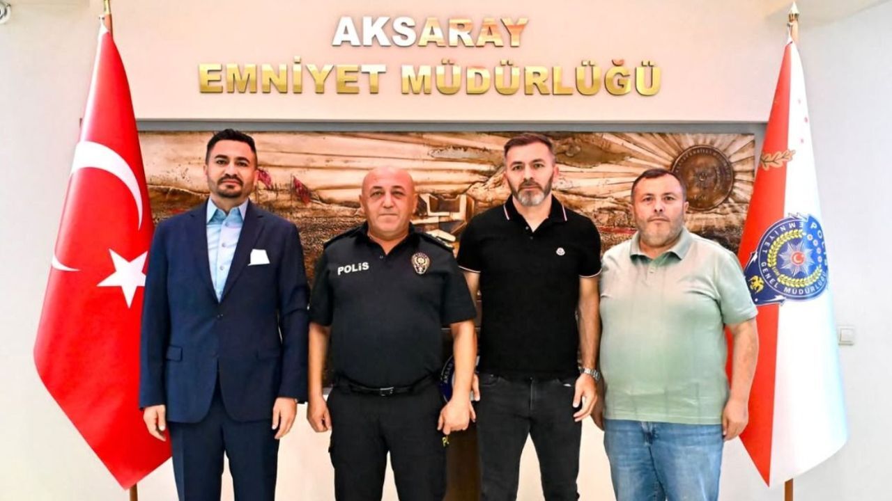 68 Aksaray Belediyespor’dan Müdür Demir’e ziyaret 