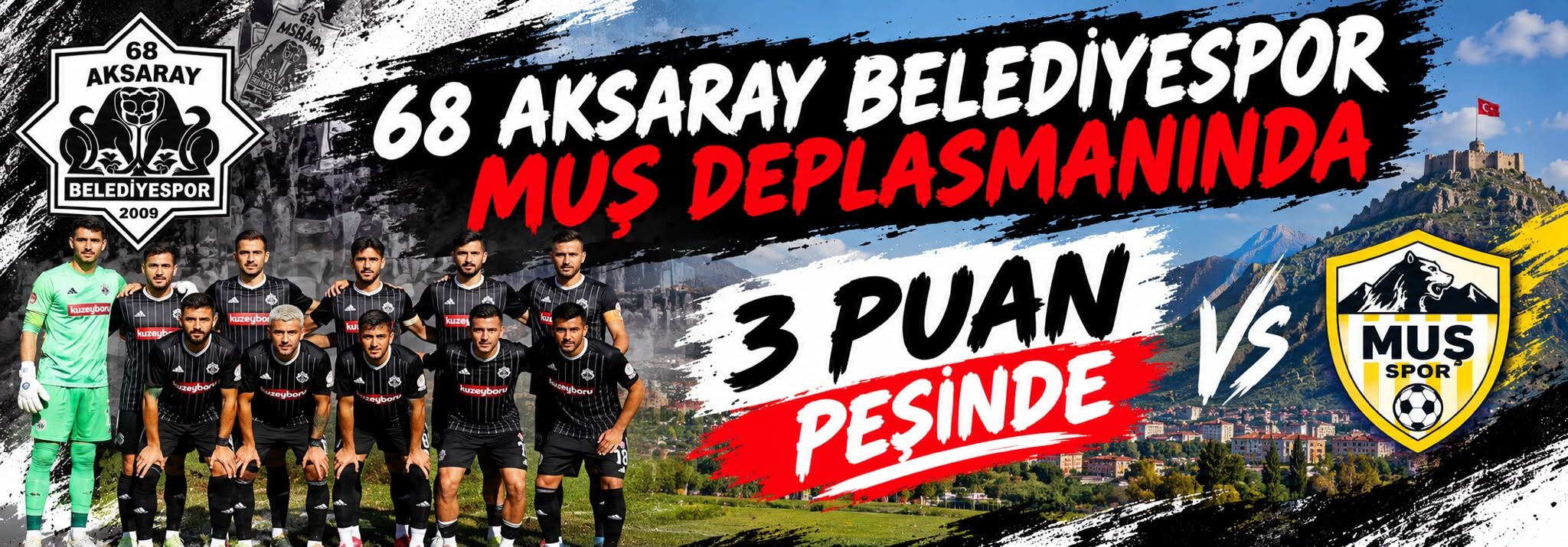 Aksarayspor Muş’ta puan peşinde