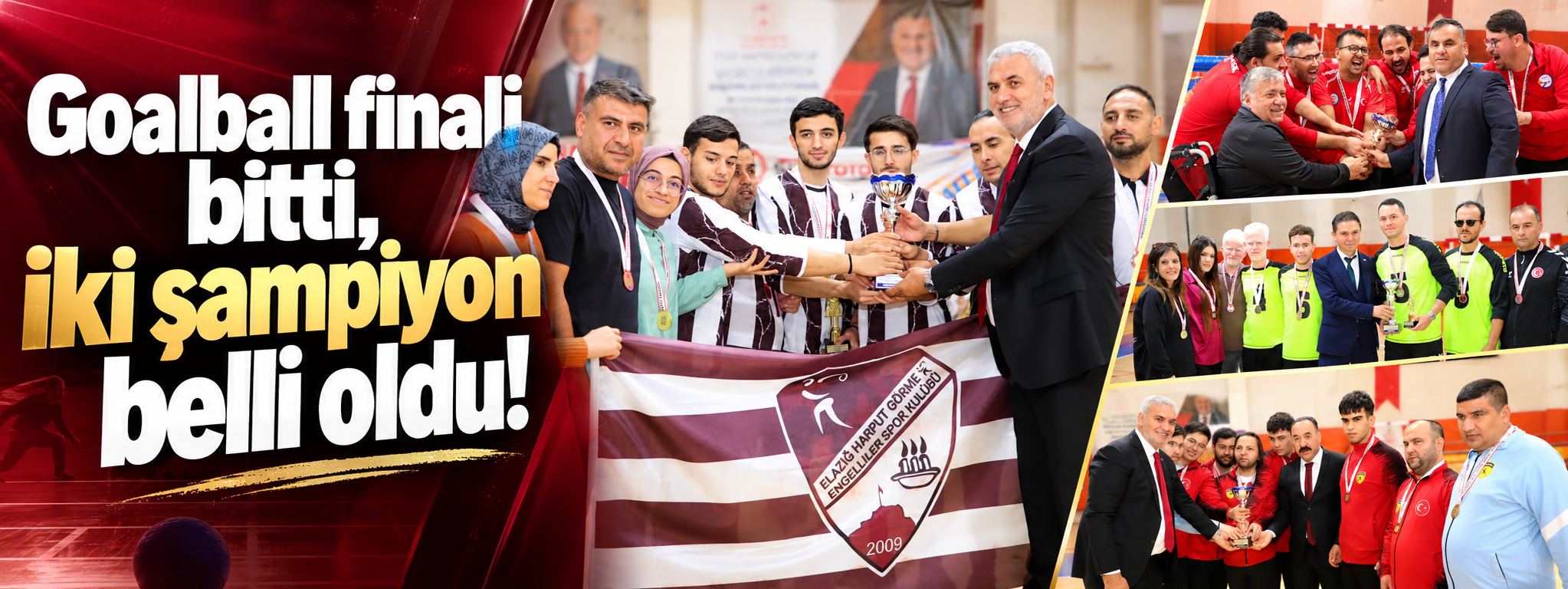 Goalball finali bitti, iki şampiyon belli oldu!