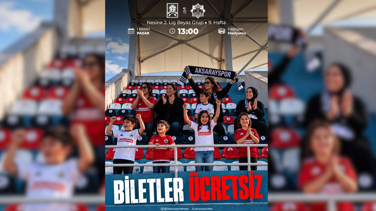 Aksarayspor’dan kadın ve çocuklara büyük jest!