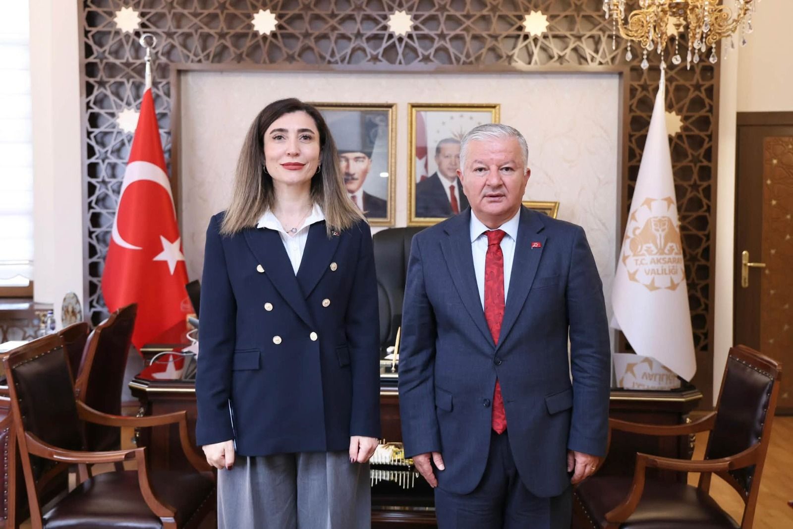 Vali Duru, Alevi Bektaşi Heyetini Makamında Ağırladı