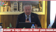 Aksaray’da suçla mücadelede dikkat çeken rakamlar