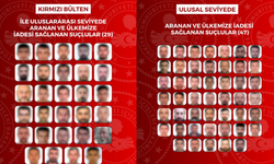 Yurt dışına kaçan 76 suçlu Türkiye’ye getirildi