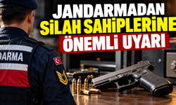 Jandarmadan silah sahiplerine önemli uyarı