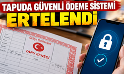 Tapuda Güvenli Ödeme Sistemi ertelendi