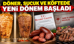 Döner, sucuk ve köftede yeni dönem başladı