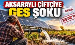 Aksaraylı çiftçiye GES şoku