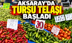 Aksaray'da turşu telaşı başladı