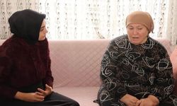 Şehit ailesinin kapısını çaldı