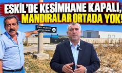 Eskil'de Kesimhane Kapalı, Mandıralar Ortada Yok!