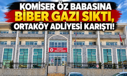 Komiser babasına biber gazı sıktı, adliye karıştı!