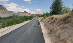 Alman gezgin Aksaray’dan scooter’la yola çıktı!