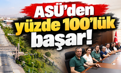 ASÜ’den yüzde 100'lük başarı!
