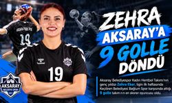 Zehra Eker, Aksaray’a 9 golle döndü