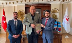 Din görevlilerinden kaymakama anlamlı ziyaret