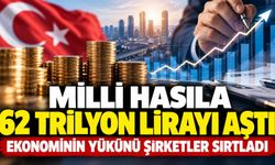 Milli hasıla 62 trilyon lirayı aştı: Ekonominin yükünü şirketler sırtladı