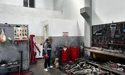 Küçük Sanayi Sitesi’nde atık motor yağı denetimi!