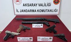 Aksaray’da üç ilçede ruhsatsız silah operasyonu!