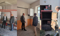 MEB yetkilisi okullardaki doğal gaz dönüşümünü inceledi