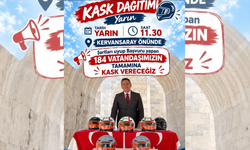 Sultanhanı’nda ücretsiz kasklar sahiplerini bulacak