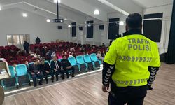 Gülağaç’ta öğrencilere trafik eğitimi