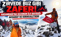 Zirvede Buz Gibi Zafer: Hasandağı'na Sezonun İlk Bayrağı Aksaray ve Kırıkkale'den!
